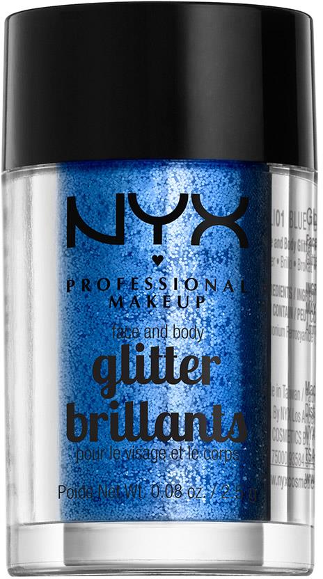 NYX PROFESSIONAL MAKEUP Face & Body Glitter Blue