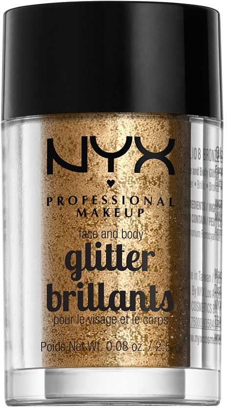 NYX PROFESSIONAL MAKEUP Face & Body Glitter Bronze