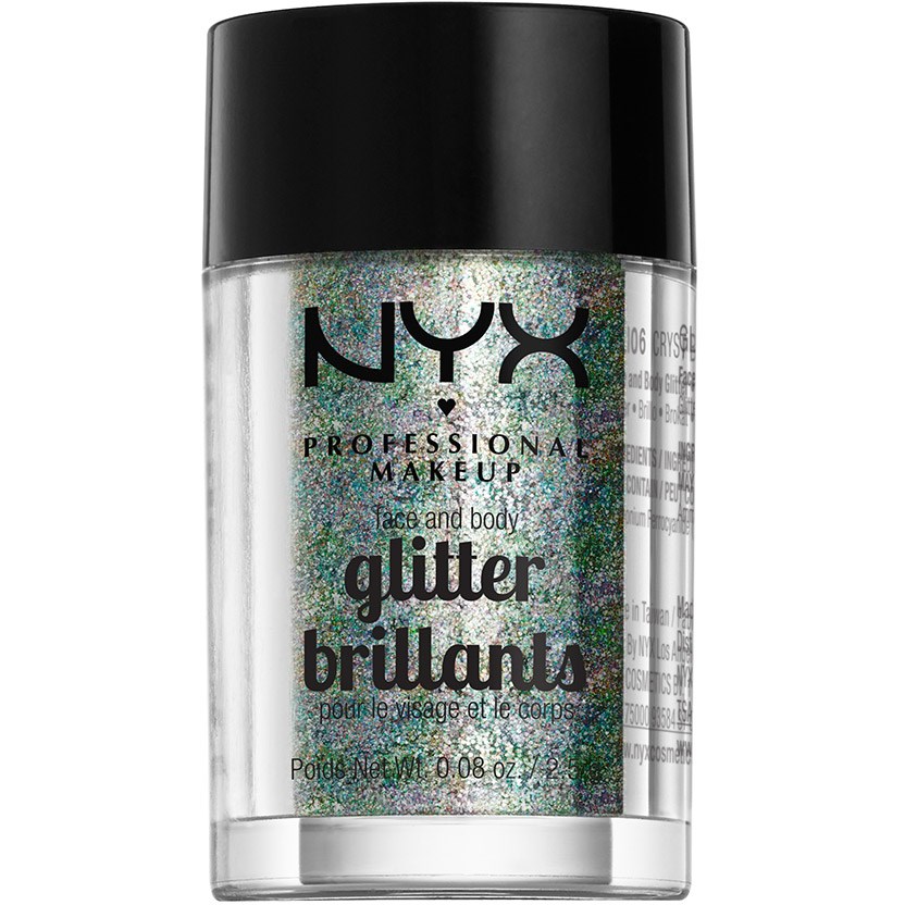NYX PROF. MAKEUP Face & Body Glitter - 06 Crystal 2,5g