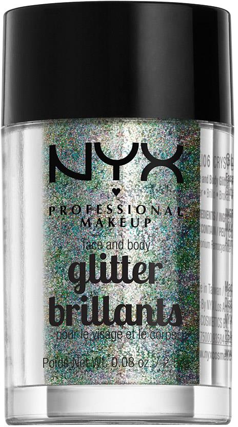 NYX PROFESSIONAL MAKEUP Face & Body Glitter Crystal