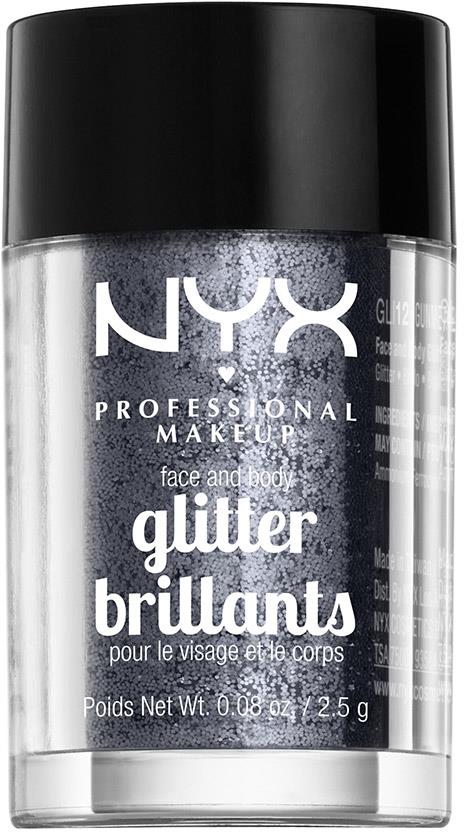 NYX PROFESSIONAL MAKEUP Face & Body Glitter Gunmetal