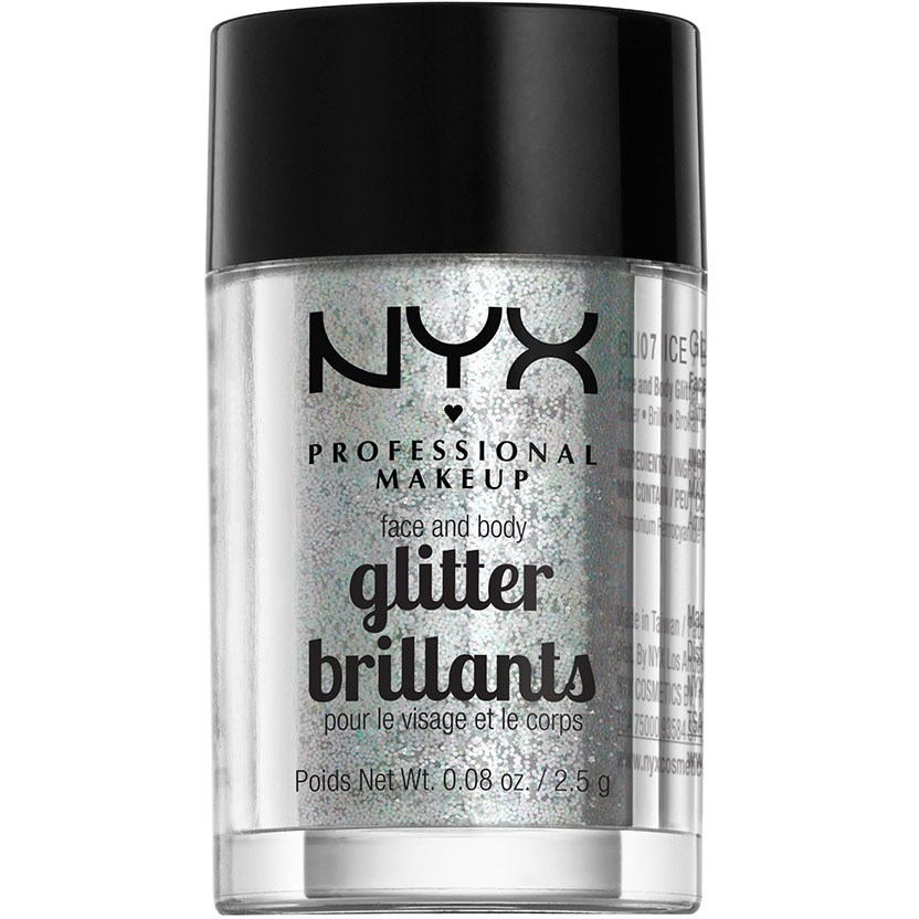 NYX PROF. MAKEUP Face & Body Glitter - 07 Ice 2,5g