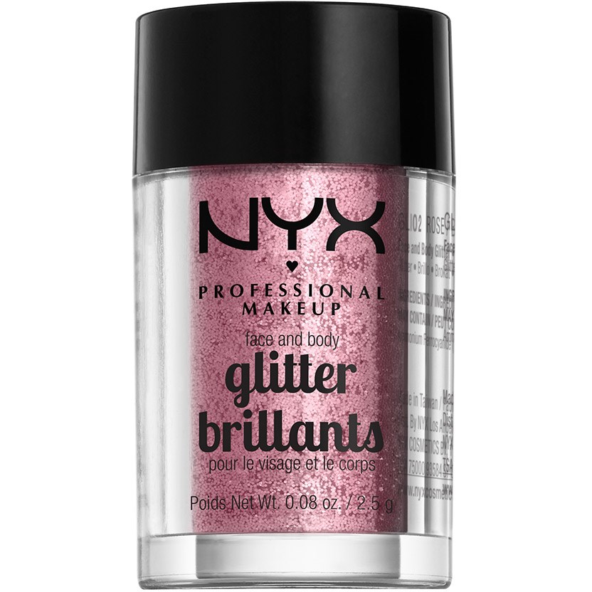 Läs mer om NYX PROFESSIONAL MAKEUP Face & Body Glitter Rose