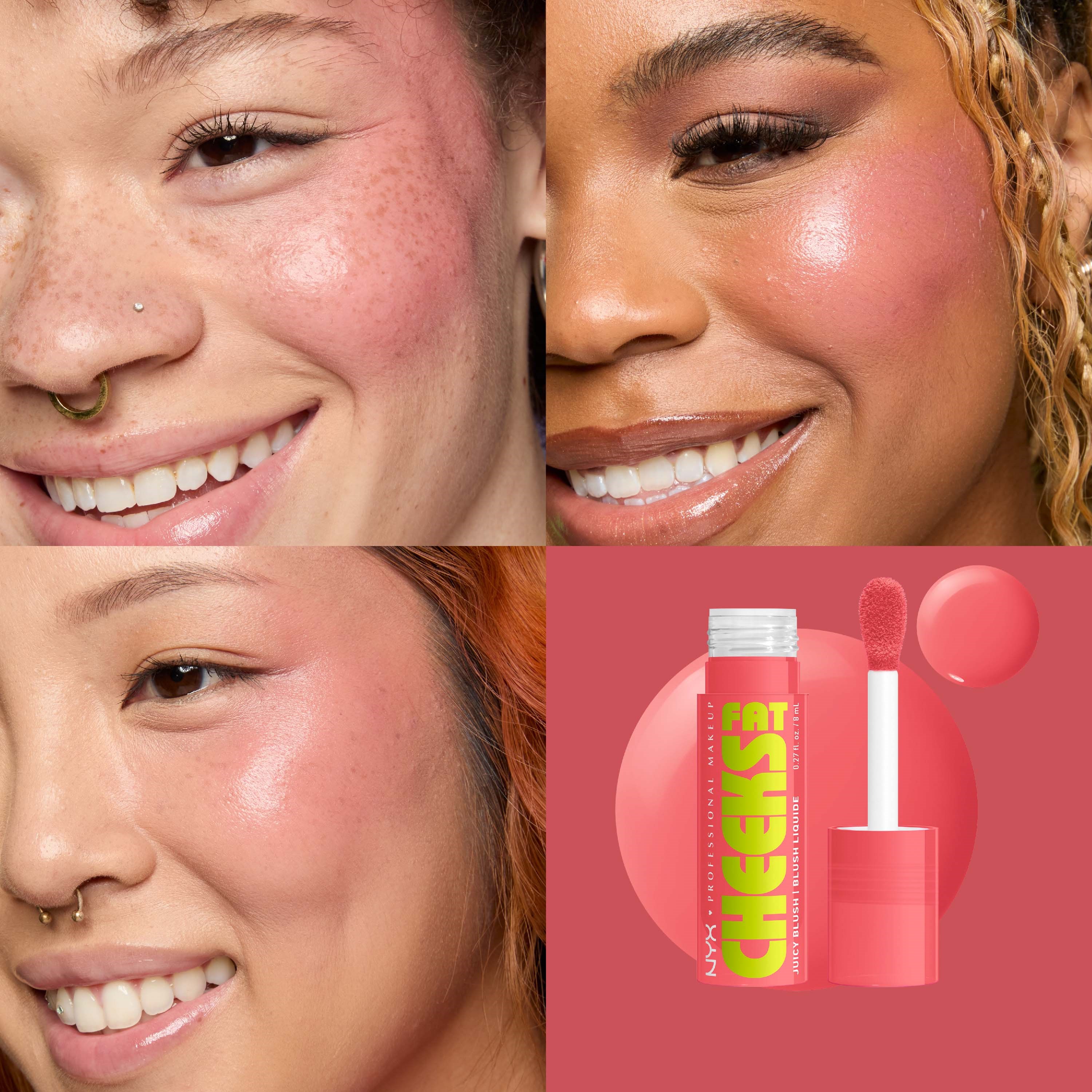 NYX PROFESSIONAL MAKEUP Fat Cheeks Blush 2 Fig Fizz (obrázok 2)