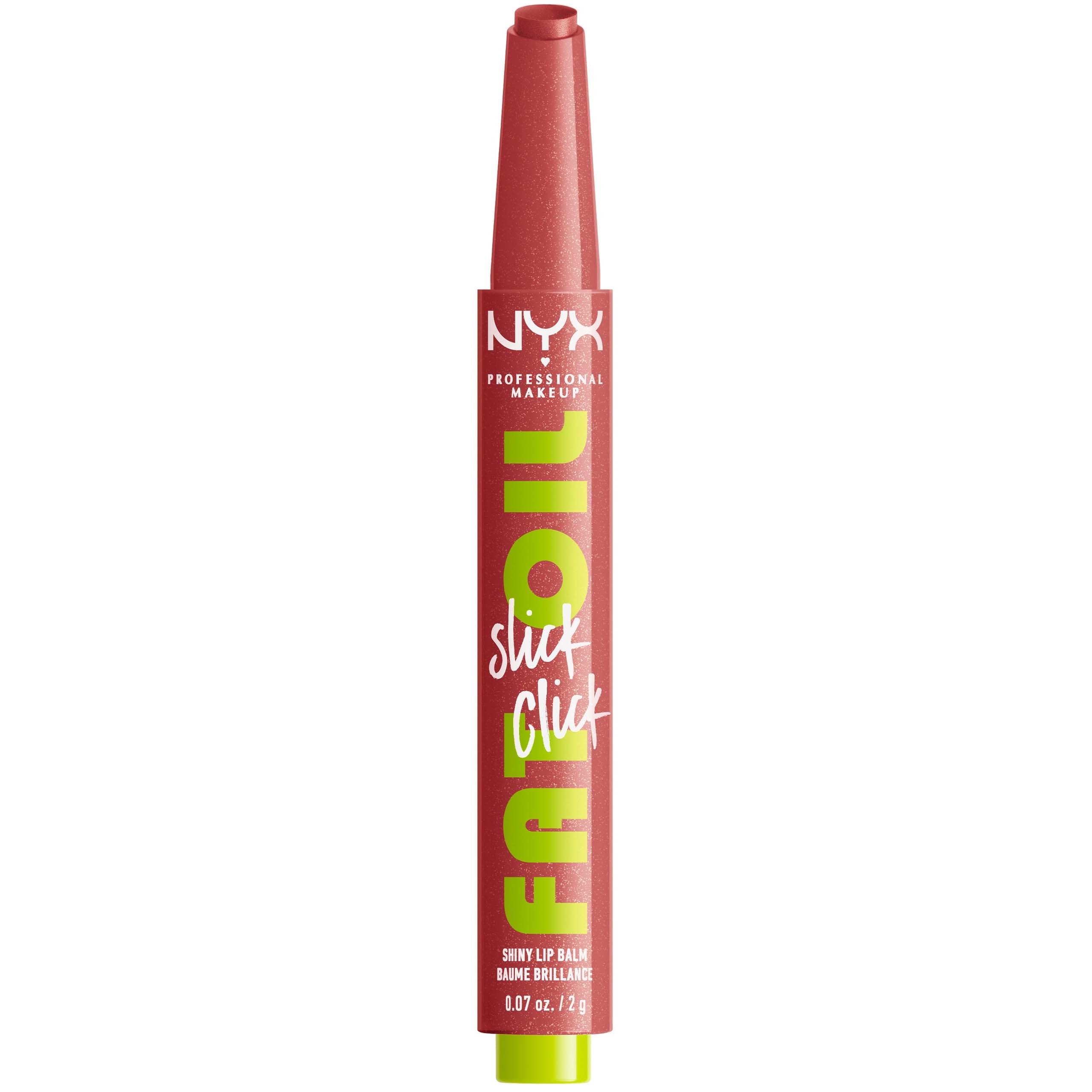 Läs mer om NYX PROFESSIONAL MAKEUP Fat Oil Slick Stick Lip Balm 03 No Filter Need