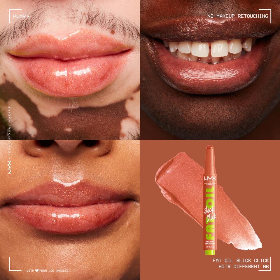 NYX Professional Makeup Fat Oil Slick Click Lip Balm 06 Hits Different 2,3 ml
