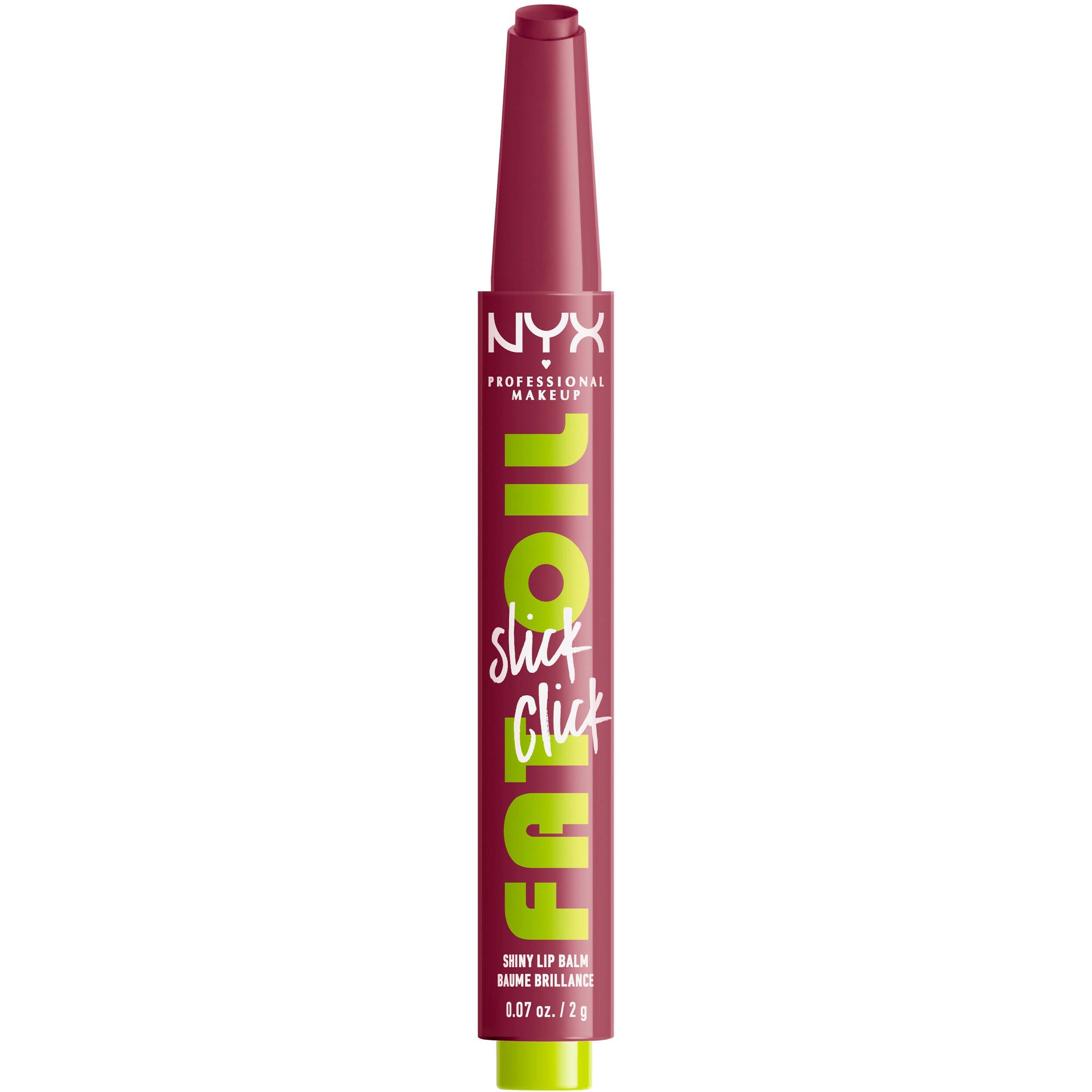 Läs mer om NYX PROFESSIONAL MAKEUP Fat Oil Slick Stick Lip Balm 09 Thats Major