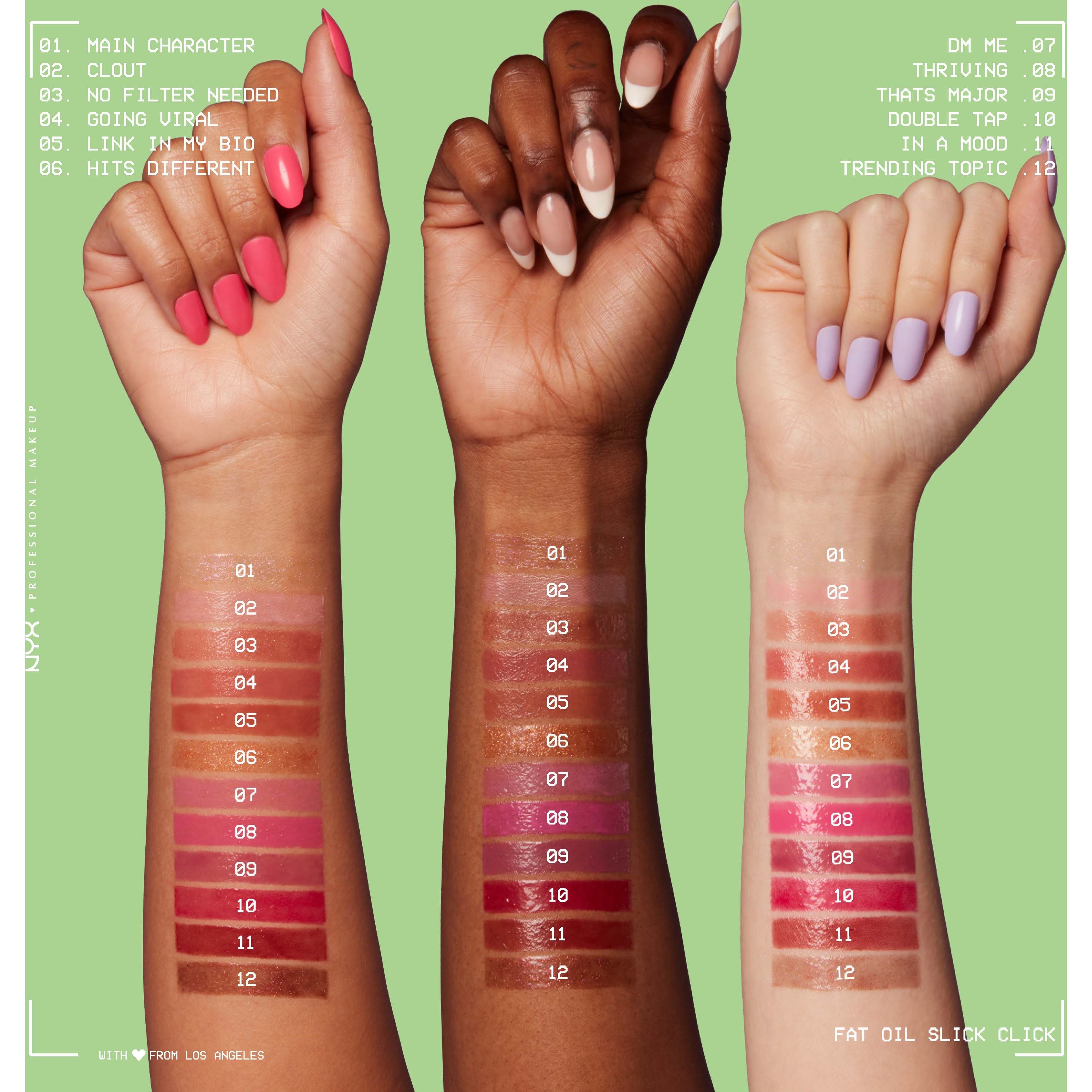 NYX PROFESSIONAL MAKEUP Fat Oil Slick Click Lip Balm 09 That's Major (obrázok 3)