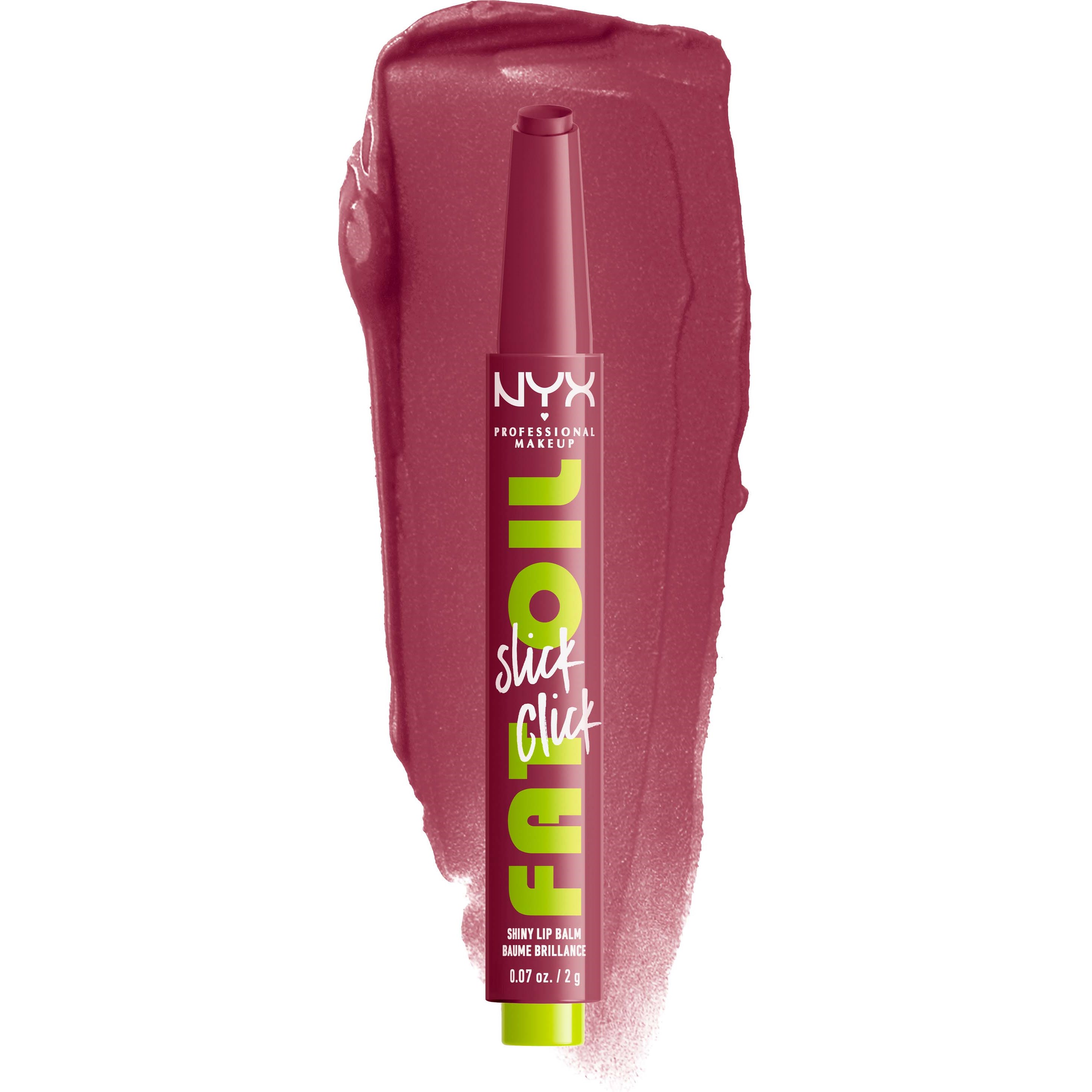 NYX PROFESSIONAL MAKEUP Fat Oil Slick Click Lip Balm 09 That's Major (obrázok 7)