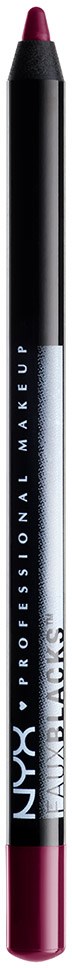 This is a lip liner pencil from NYX in a dark pink shade.