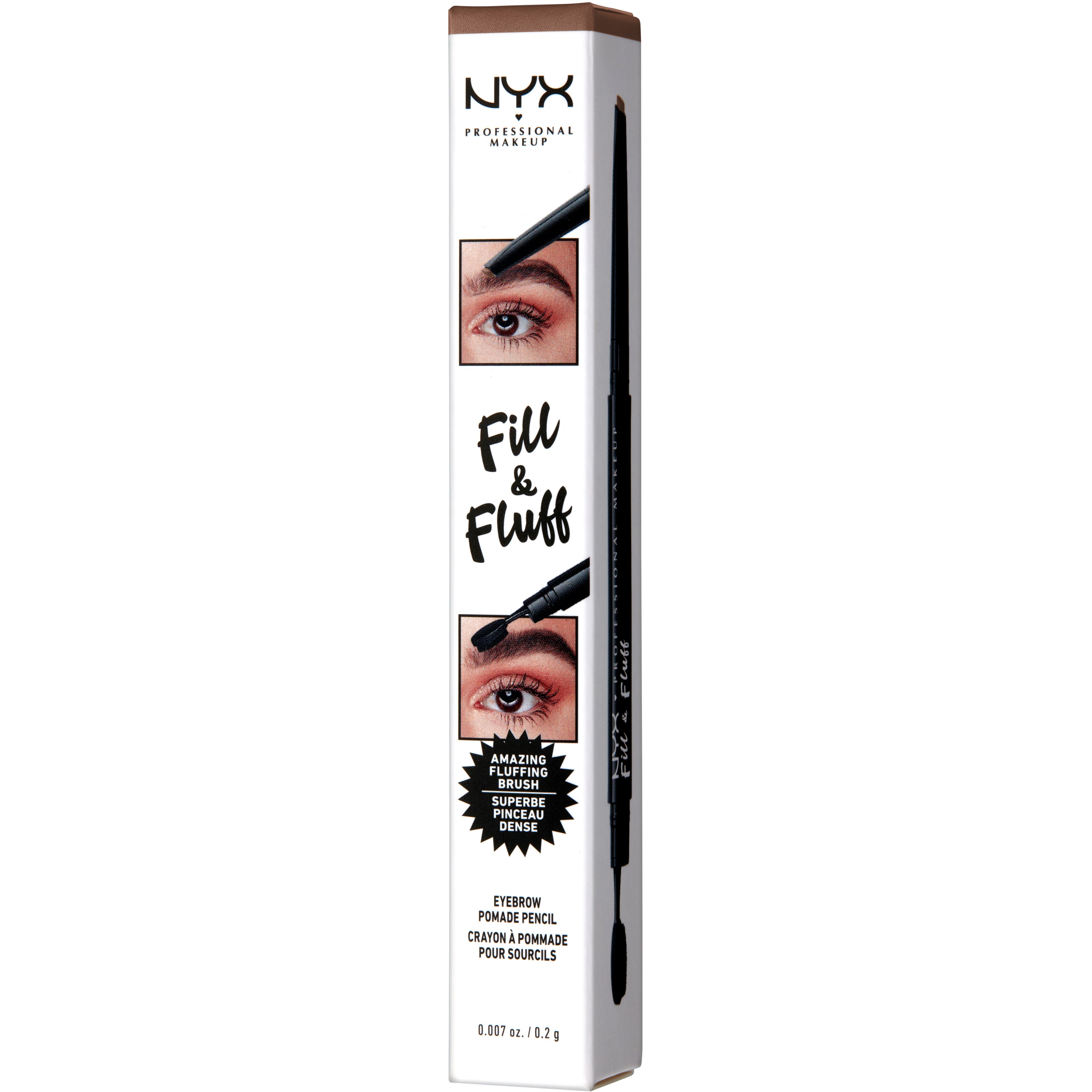 NYX PROFESSIONAL MAKEUP Fill & Fluff Eyebrow Pomade Pencil Auburn (obrázok 4)