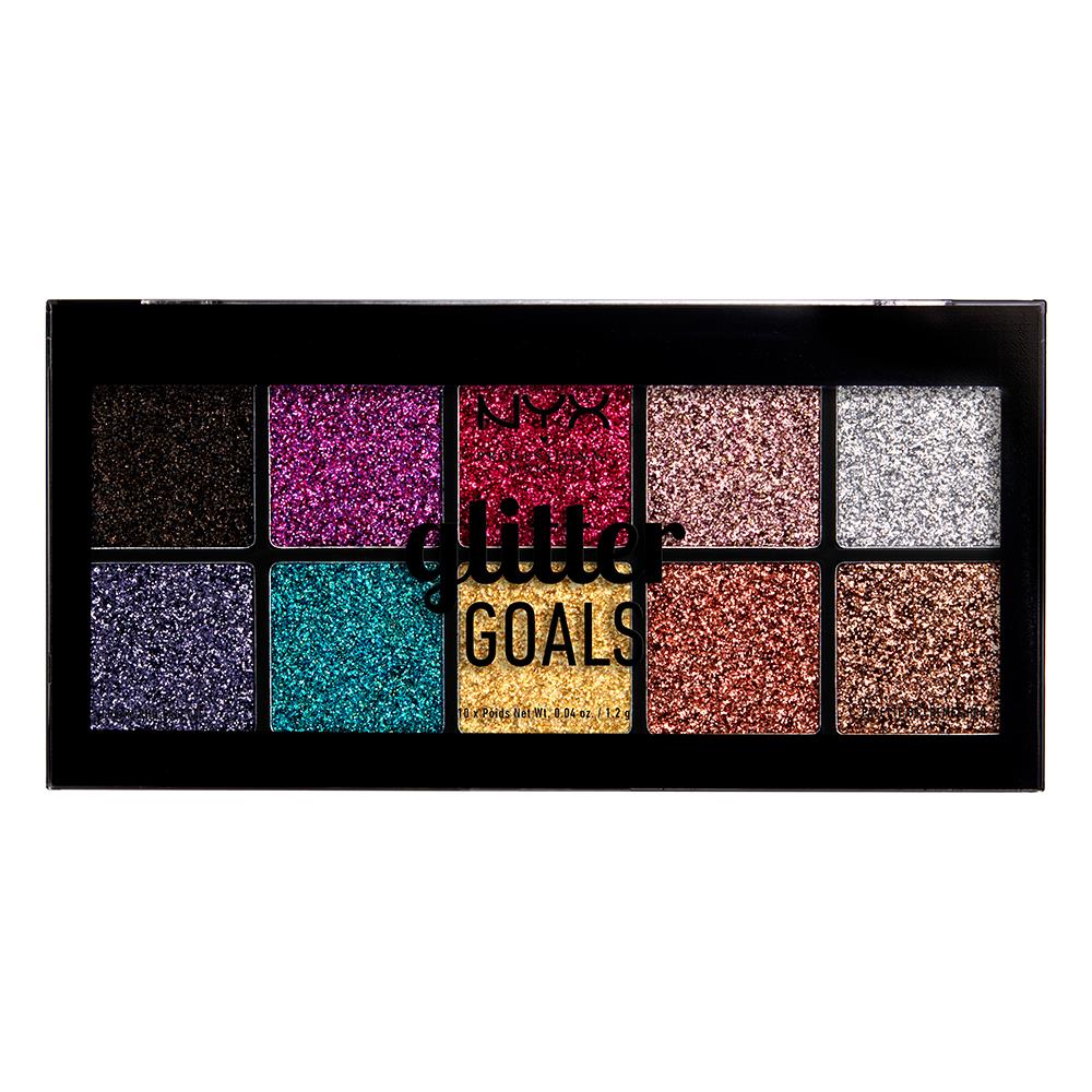 NYX PROFESSIONAL MAKEUP Glitter Goals Cream Pro Palette