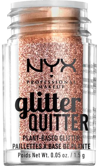 NYX Professional Makeup Glitter Quitter Plant Based Glitter Bronze
