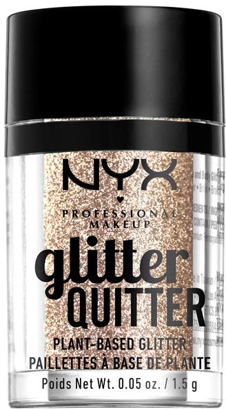NYX Professional Makeup Glitter Quitter Plant Based Glitter Gold