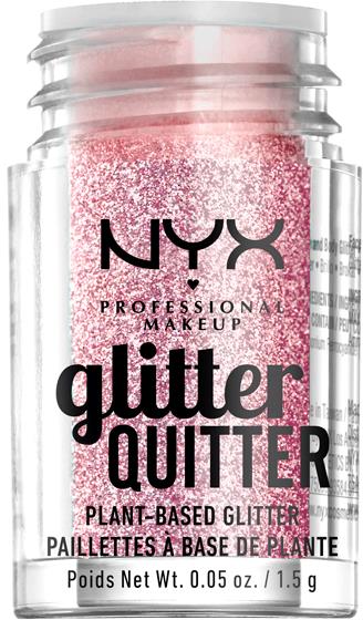 NYX Professional Makeup Glitter Quitter Plant Based Glitter Pink