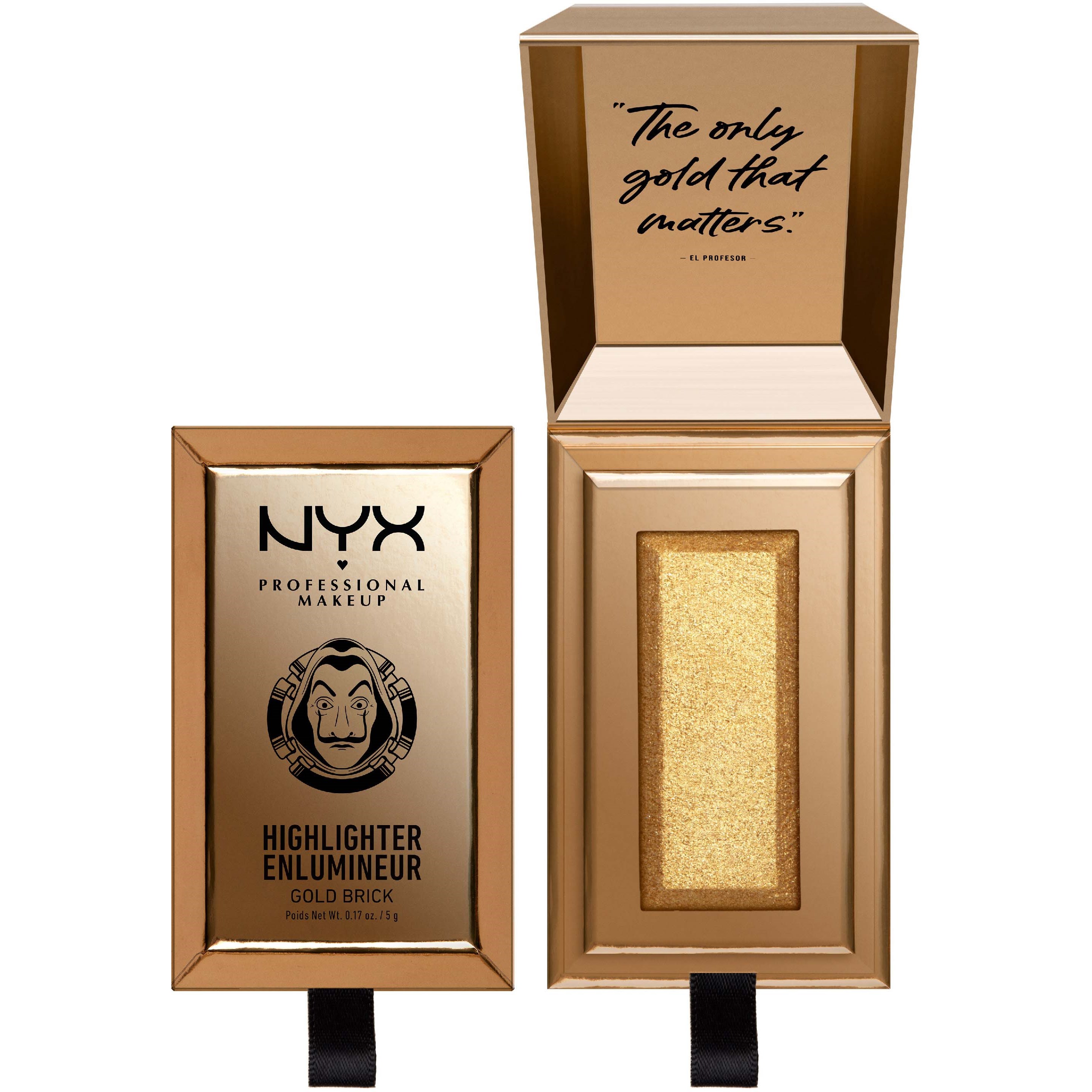 NYX PROFESSIONAL MAKEUP La Casa De Papel Collab Gold Bar Highlighter G