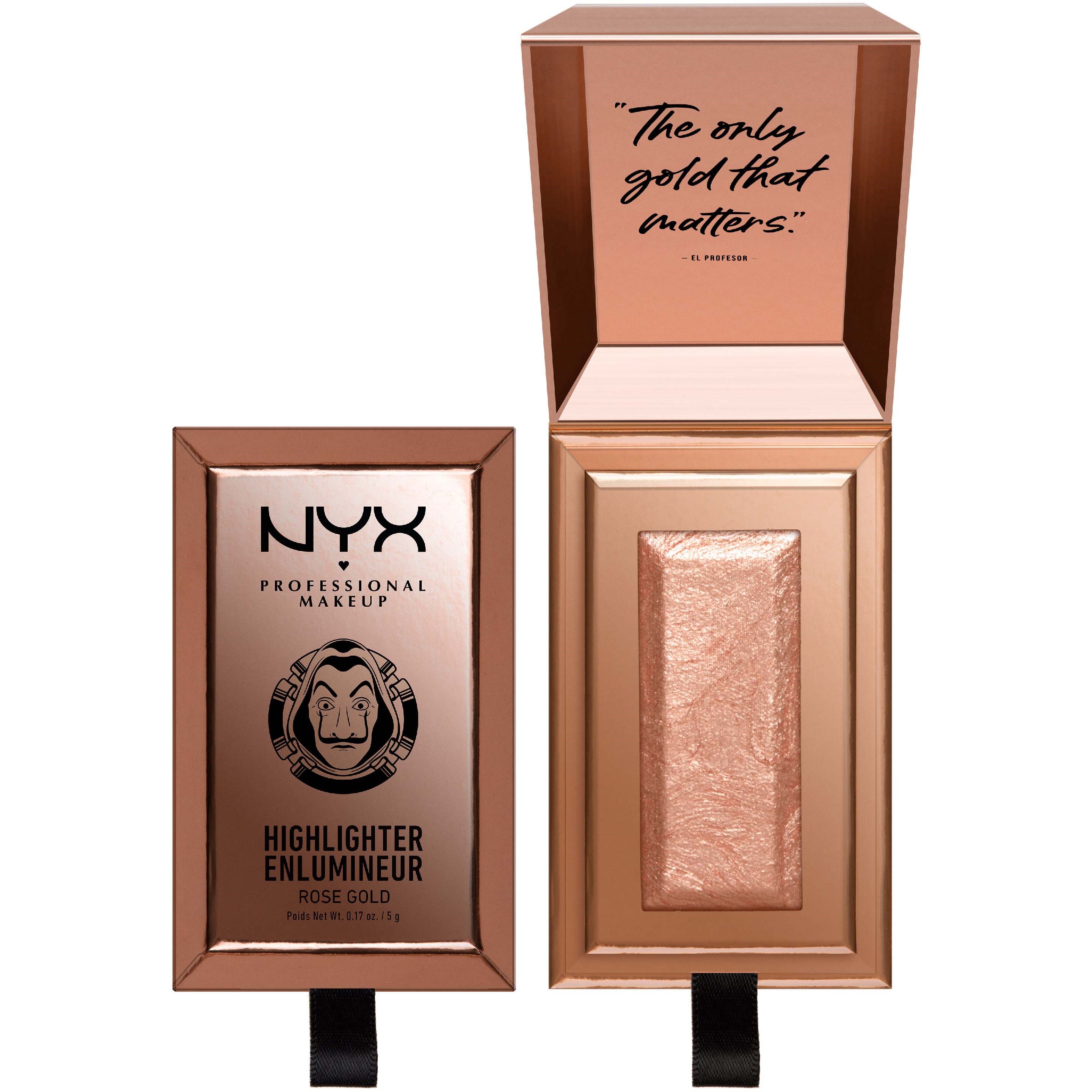 NYX PROFESSIONAL MAKEUP La Casa De Papel Collab Gold Bar Highlighter R