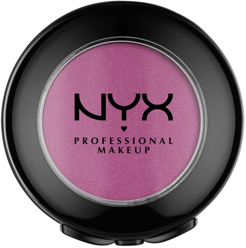 Rosa rouge i en rund svart behållare med NYX Professional Makeup-loggan på.