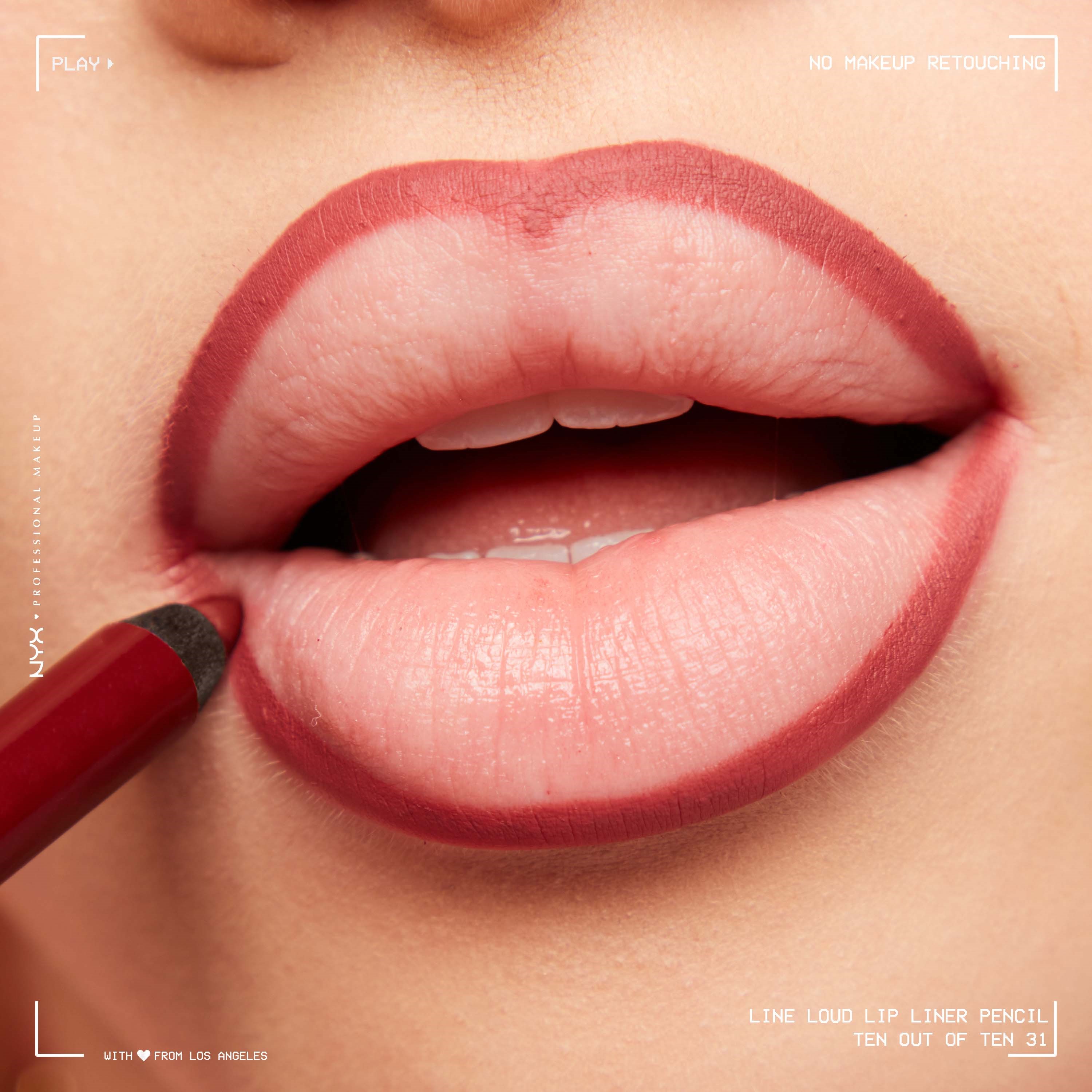 NYX PROFESSIONAL MAKEUP Line Loud Lip Pencil - Kredka do ust 31 Ten O (obrázok 3)