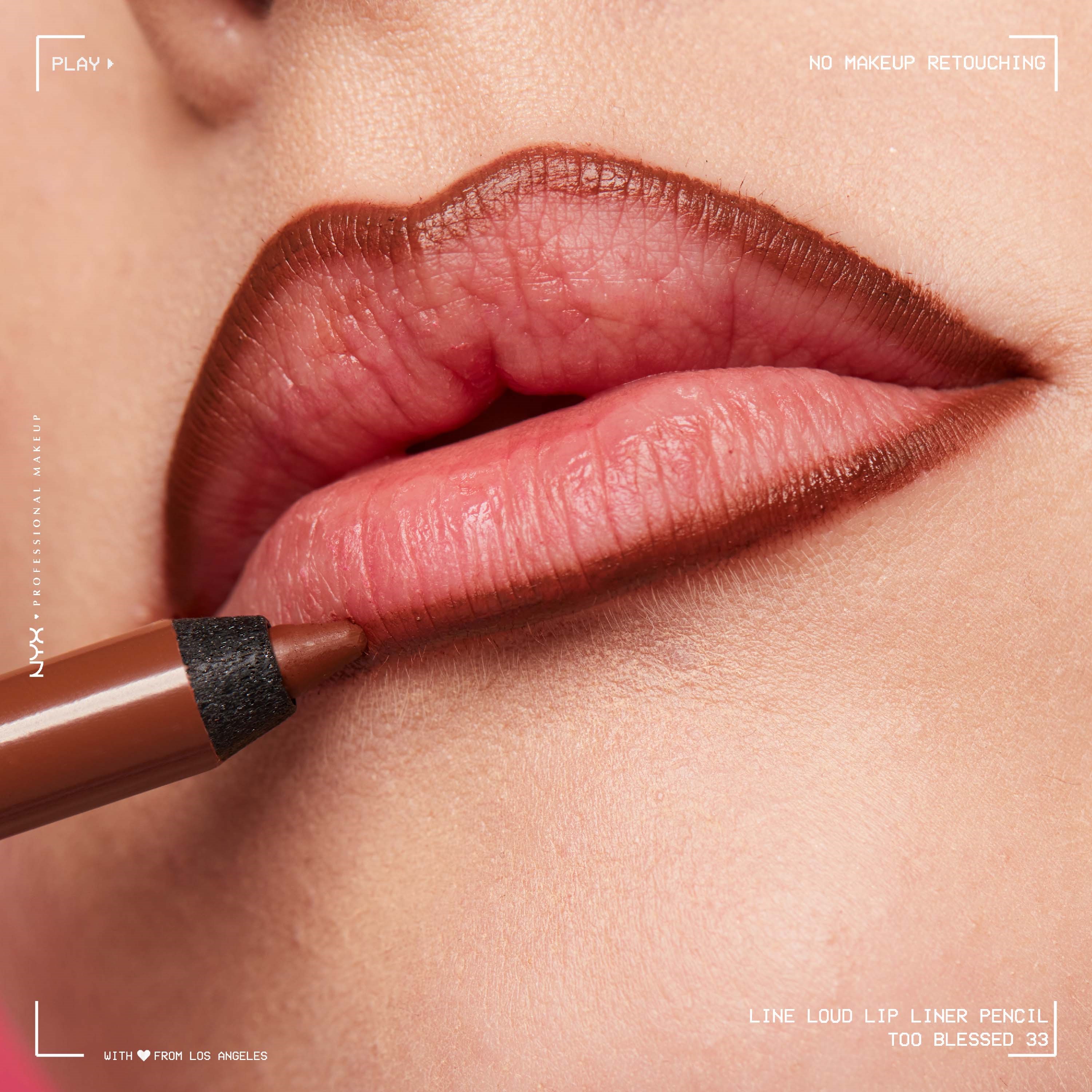 NYX PROFESSIONAL MAKEUP Line Loud Lip Pencil - Kredka do ust 33 Too B (obrázok 3)
