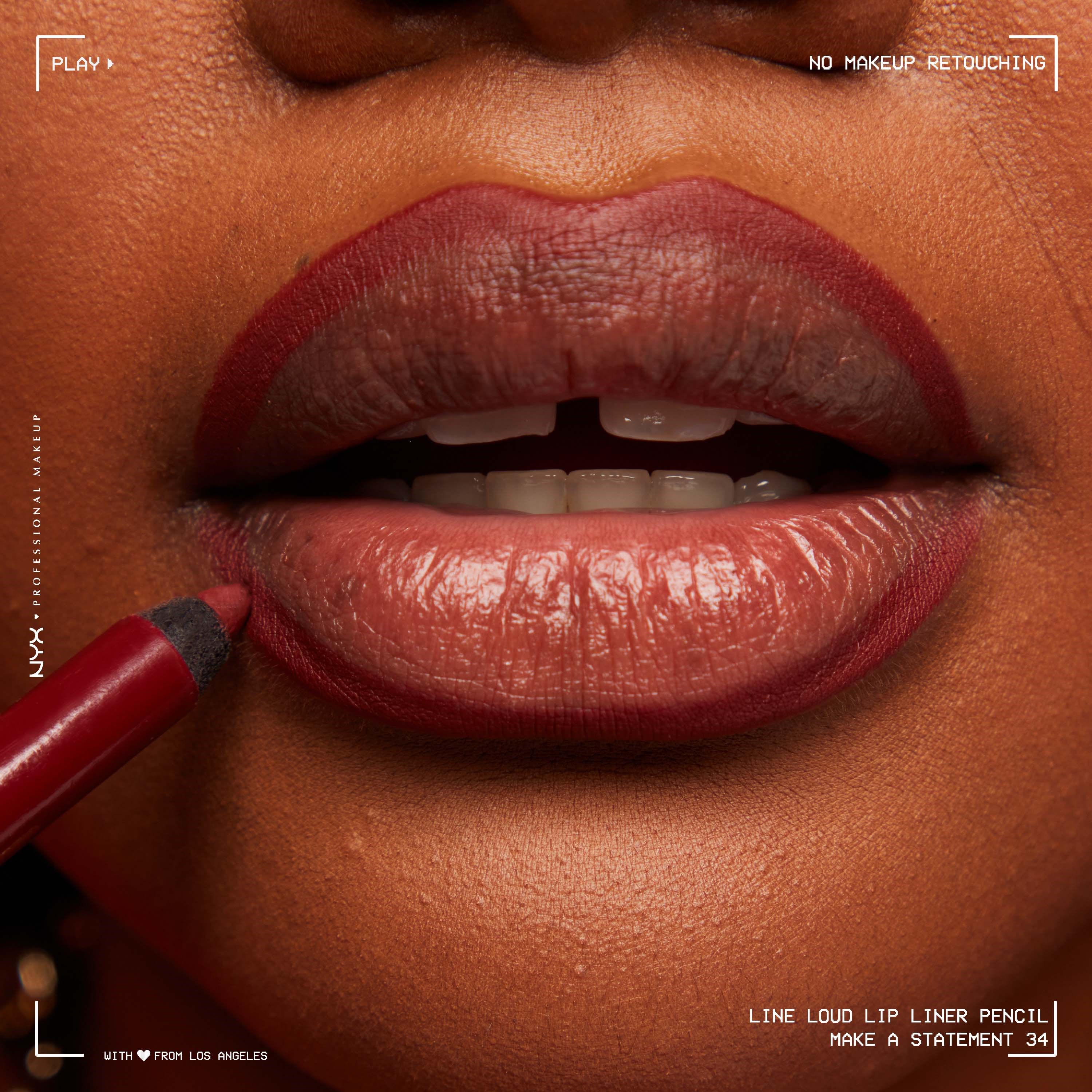 NYX PROFESSIONAL MAKEUP Line Loud Lip Pencil - Kredka do ust 34 Make (obrázok 3)