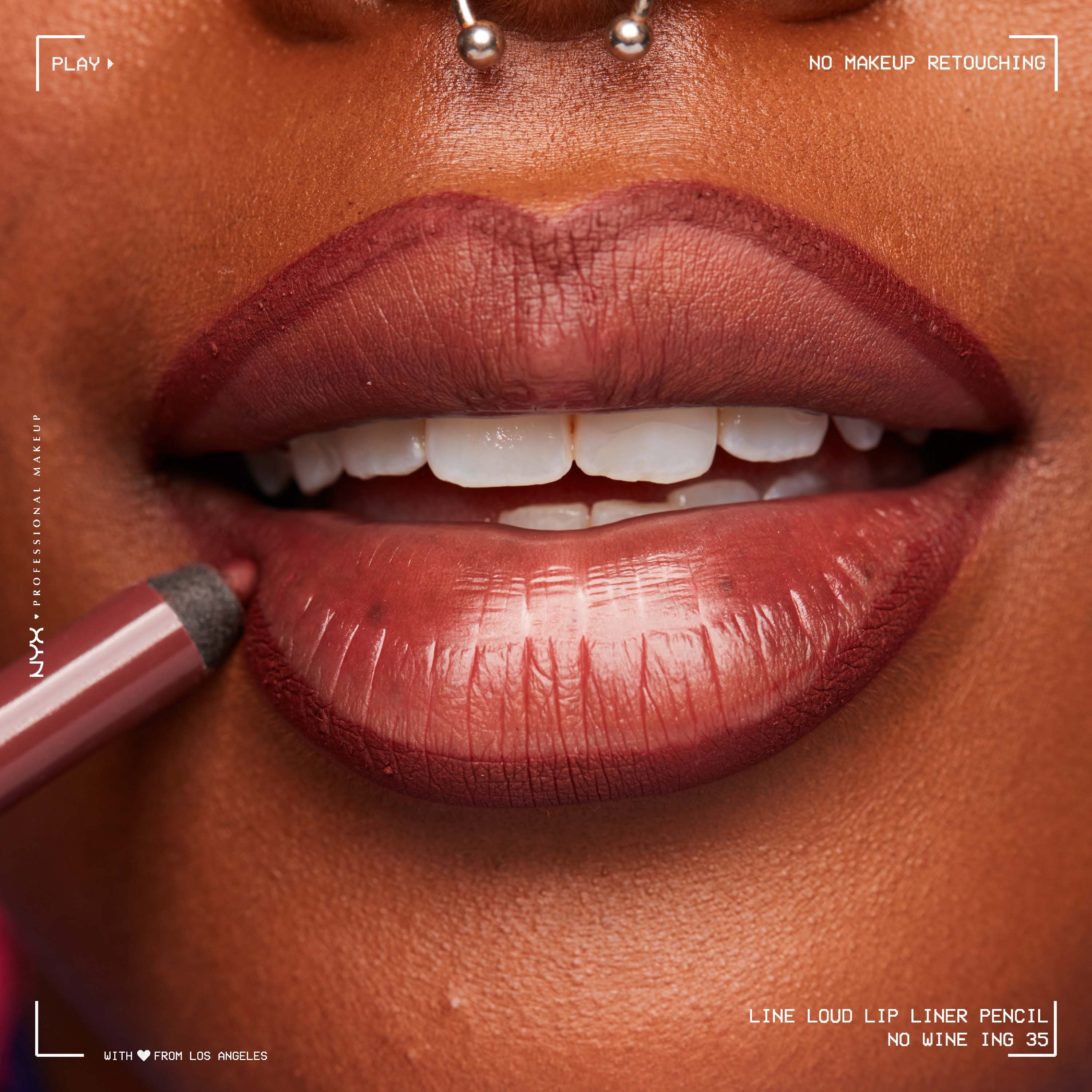 NYX PROFESSIONAL MAKEUP Line Loud Lip Pencil - Kredka do ust 35 No Wi (obrázok 3)