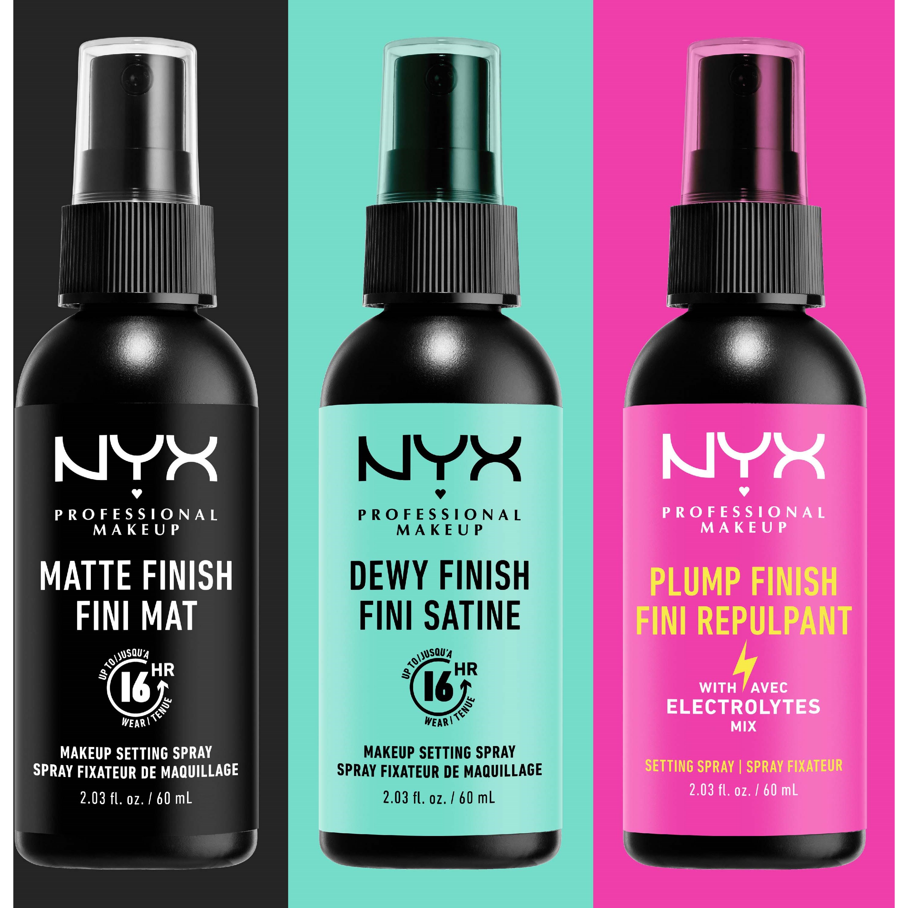 NYX PROFESSIONAL MAKEUP Matte Finish, Makeup Setting Spray 01 Matte (obrázok 5)