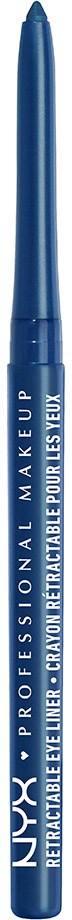 Blå ögonmakeuppenna märkt för professionell makeup, återfällbar, används för ögonmakeup.