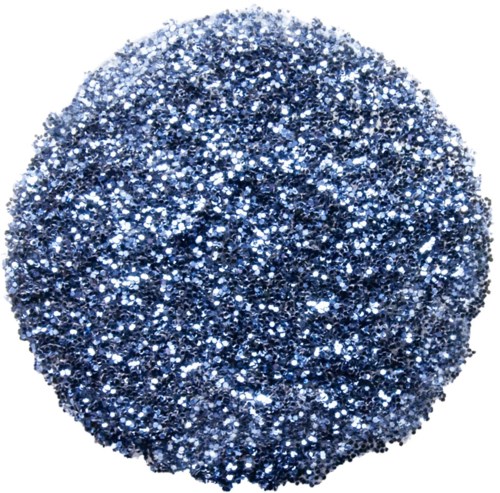 En glittrig, silver boll täckt av glänsande gnistor, ser festlig och glänsande ut.