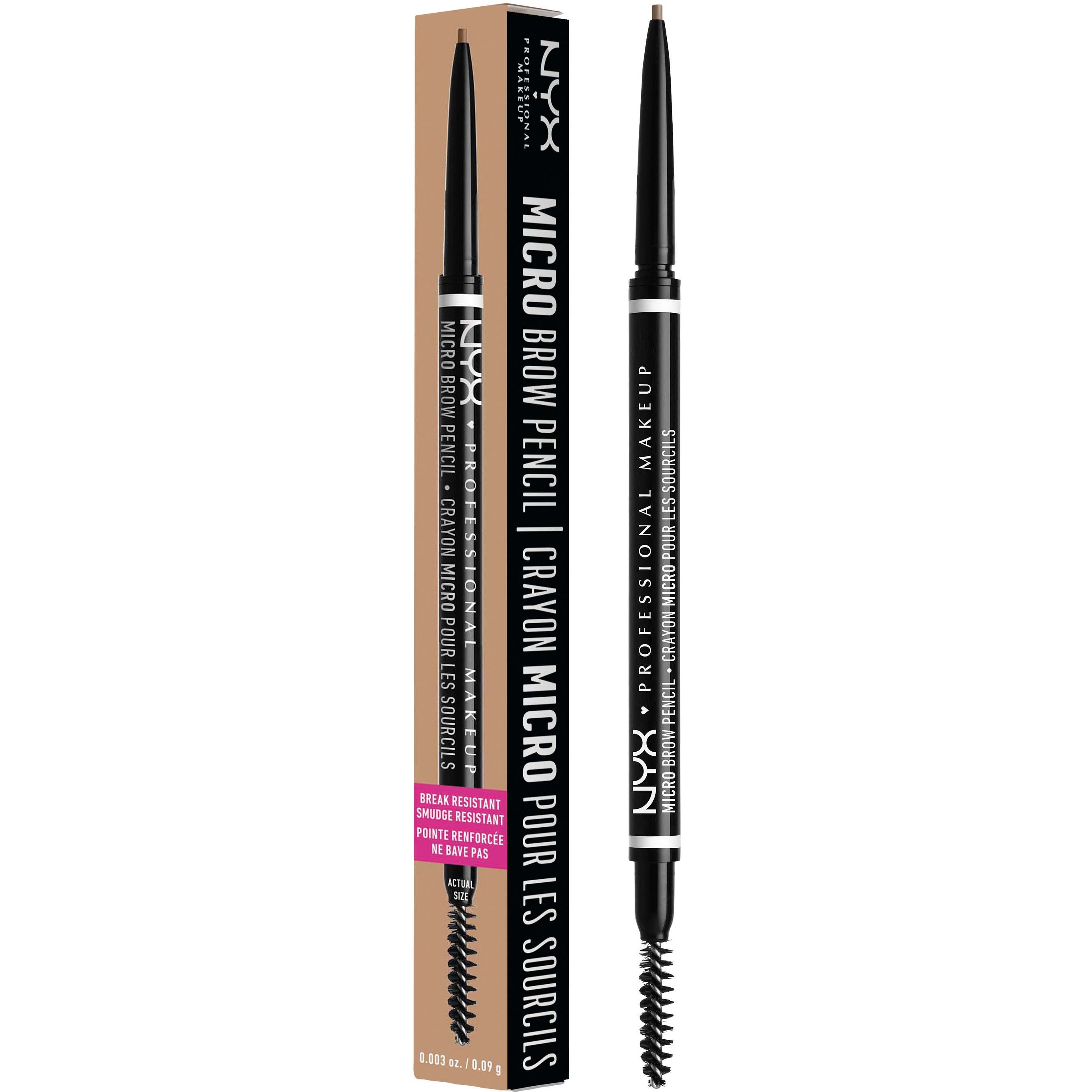 NYX PROFESSIONAL MAKEUP Micro Brow Pencil 1.5 Ash Blonde 0,09g - Kredk (obrázok 9)