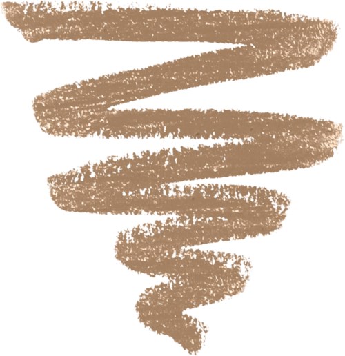 A brown, spiral scribble on a white background, resembling a tornado or swirl.