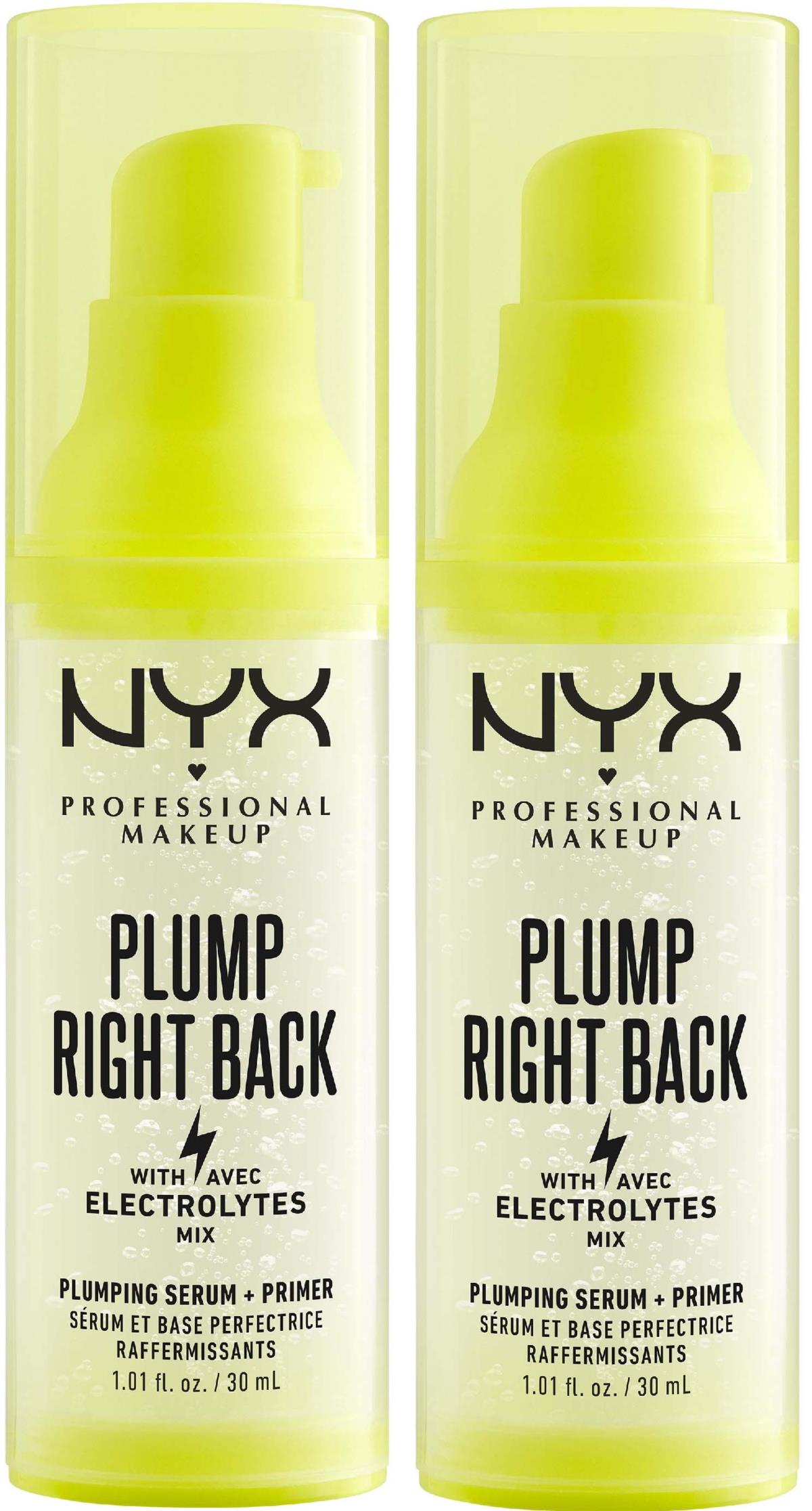 NYX PROFESSIONAL MAKEUP Plump Right Back Primer + Serum Duo 2x30 ml ...