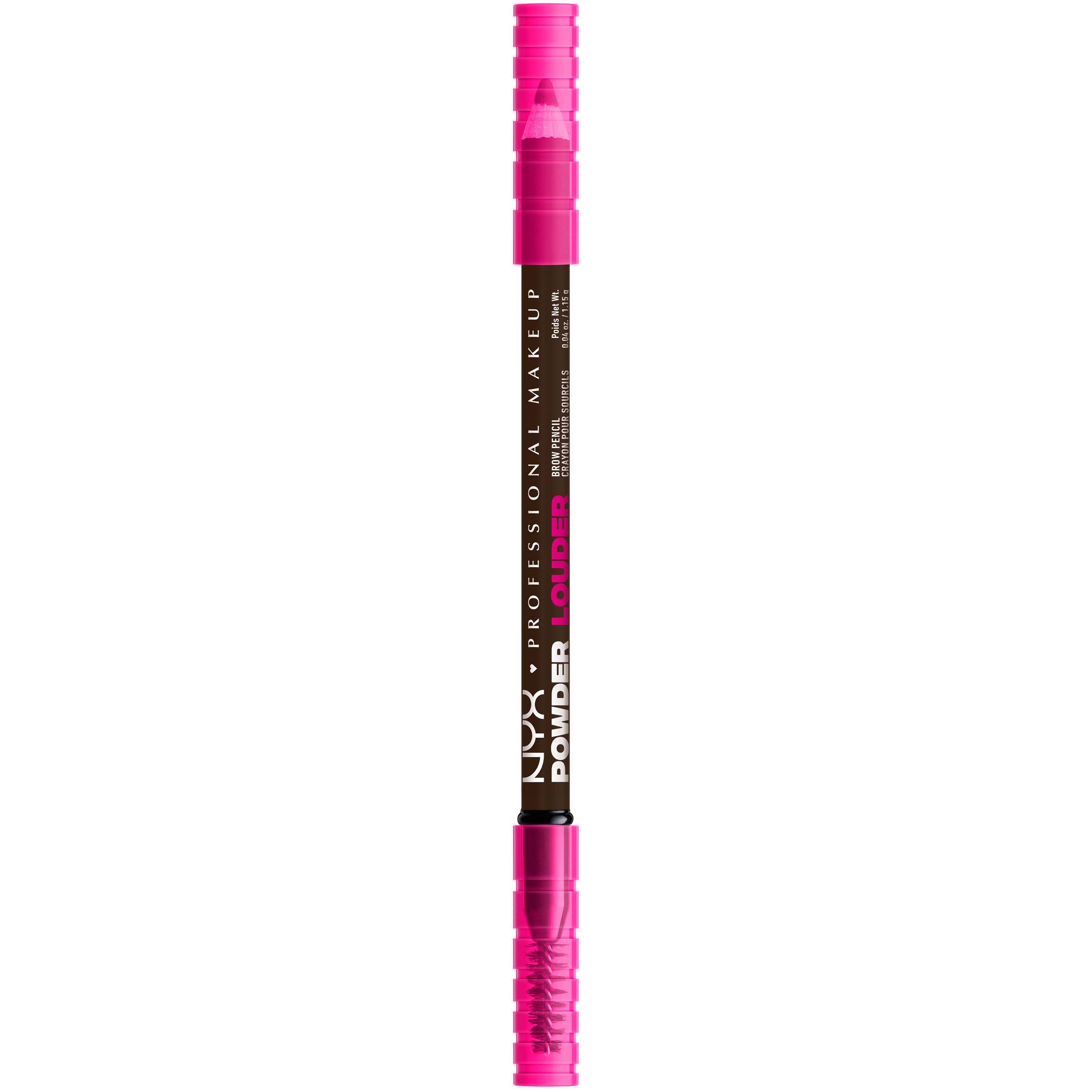 NYX PROFESSIONAL MAKEUP Powder Louder Brow Pen 08 Deep Brown (obrázok 9)
