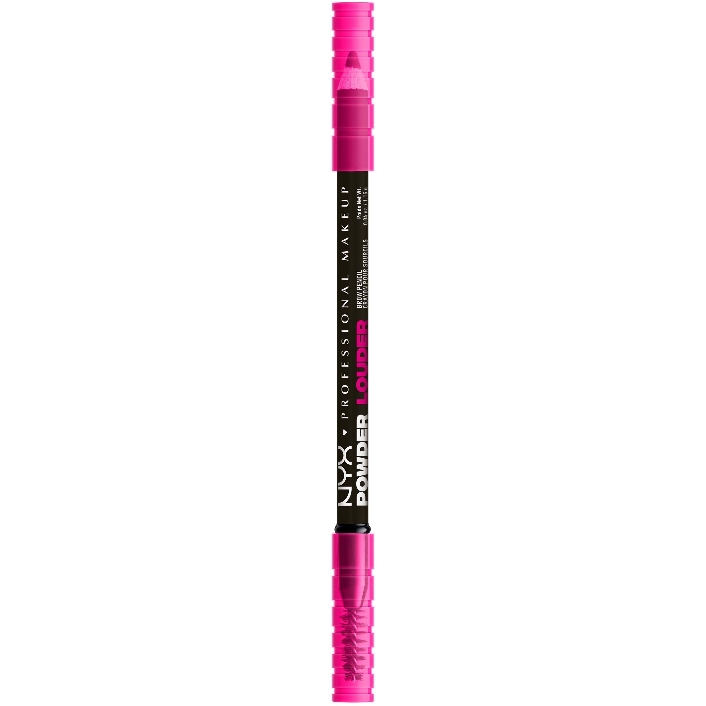 NYX PROFESSIONAL MAKEUP Powder Louder Brow Pen 09 Black (obrázok 9)