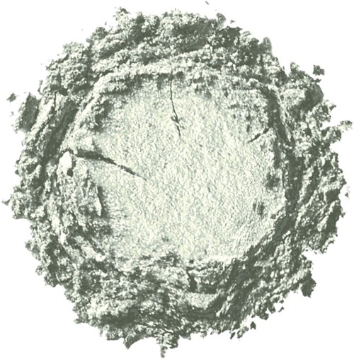 A round, cracked, grayish surface with a rough outer edge, resembling a weathered tree trunk cross-section.