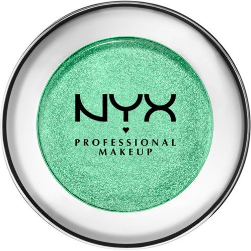 A round green makeup product from NYX Professional Makeup with black text logo and description.