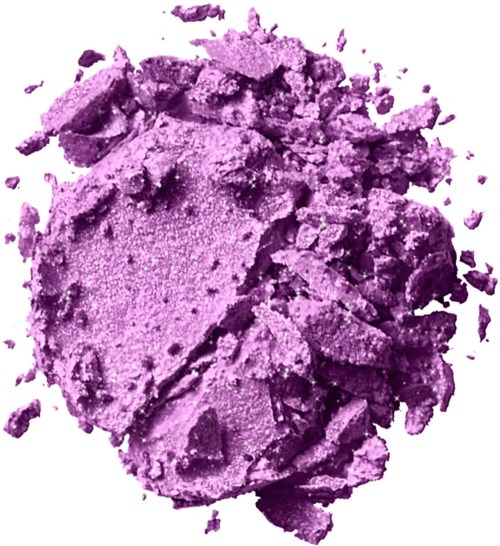 Crushed purple chalk or pigment with uneven pieces and powdery texture.