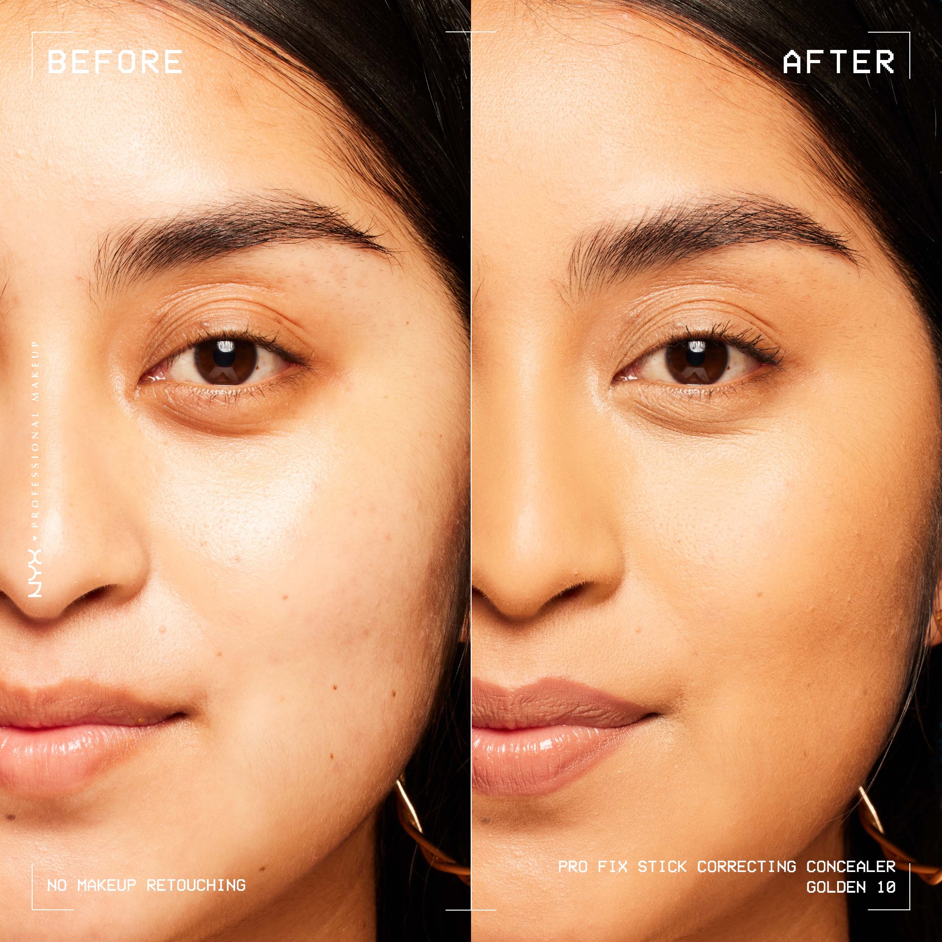 Alternativ bild 1 för NYX PROFESSIONAL MAKEUP Pro Fix Stick Correcting Concealer 10 Golden