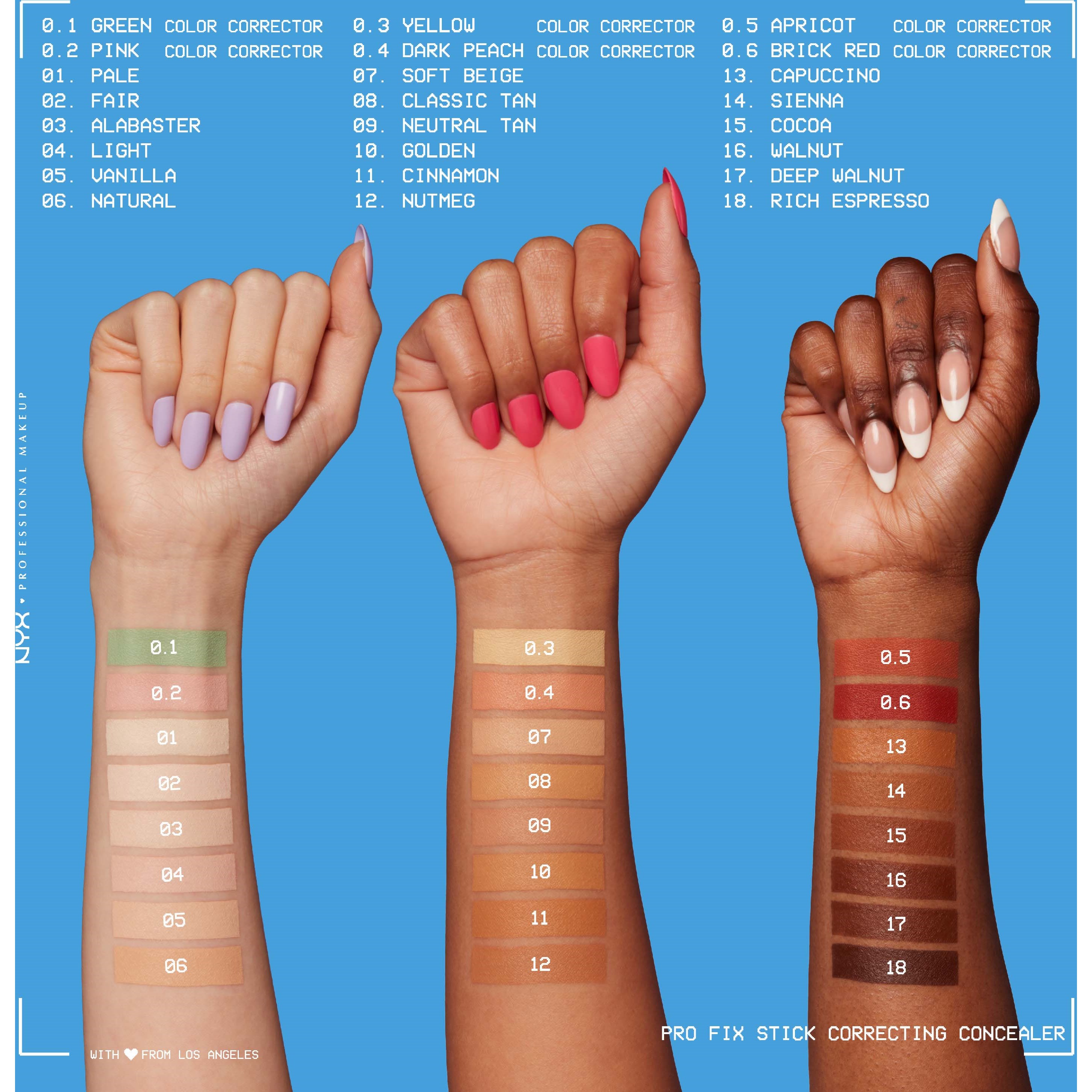 NYX PROFESSIONAL MAKEUP Pro Fix Stick Correcting Concealer - korygując (obrázok 3)