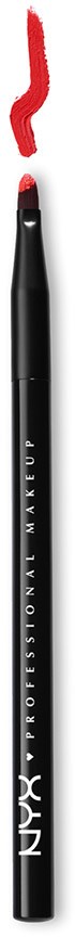 En sort makeup blyant med rød smudset farve i spidsen og teksten 'NXY PROFESSIONAL MAKEUP'.