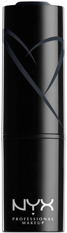 En svart NYX makeupspray med ett hjärtan på sig.