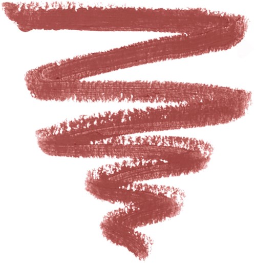 A red spiral shape created with broad, textured strokes. It twists downward in a loose, casual style.