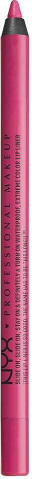 Pink lip liner pencil with black tip, labeled 'NXY PROFESSIONAL MAKEUP' on a black background.
