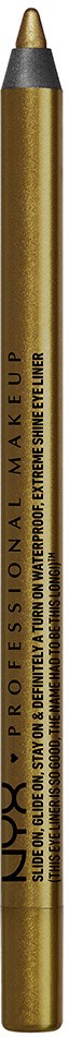 En gullfarget makeup-penne med svart spiss, merket 'NXY PROFESSIONAL MAKEUP' i svart tekst.