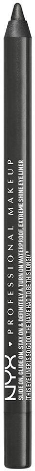 En svart makeupblyant med hvit tekst, merket NYX Professional Makeup.