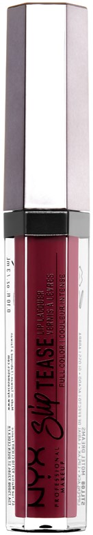 Ein Lippenstift in Rosé-Farbe mit silberner Kappe und transparentem Behälter, das Marke und Namen zeigt.