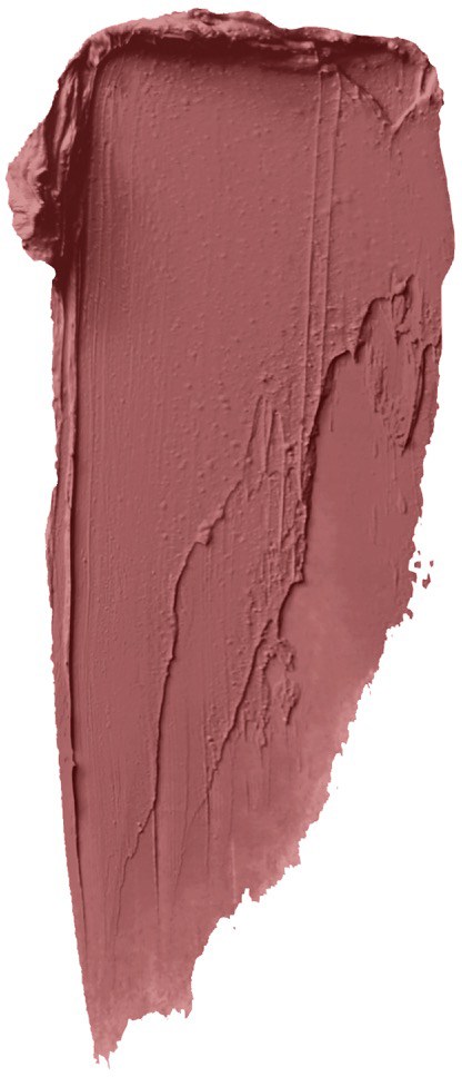 A swatch of soft pink makeup or lipstick with a textured surface and uneven edges.