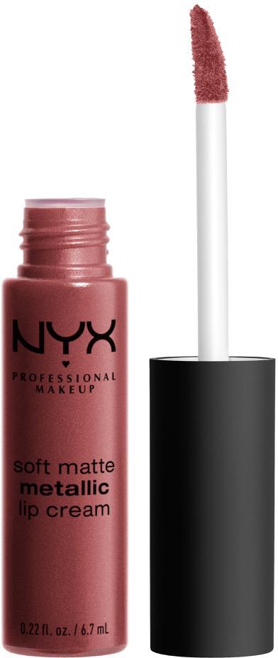 NYX PROFESSIONAL MAKEUP Soft Matte Metallic Lip Cream Rome