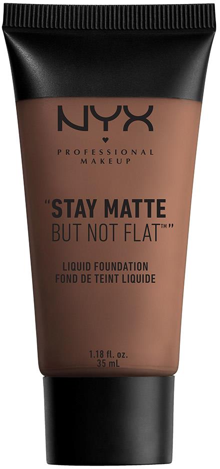 NYX PROFESSIONAL MAKEUP Stay Matte Not Flat Liquid Foundation Deep Dark