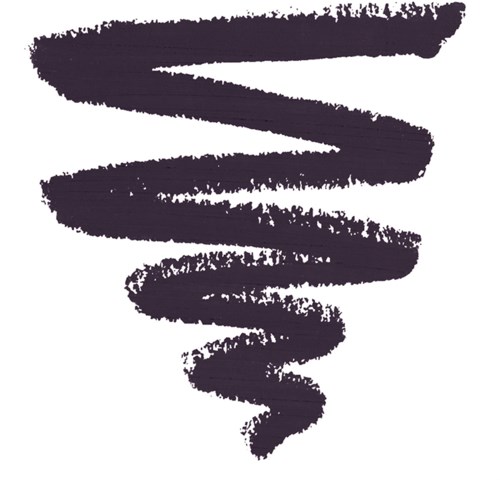A black, spiral line that gets thinner as it twists downward.